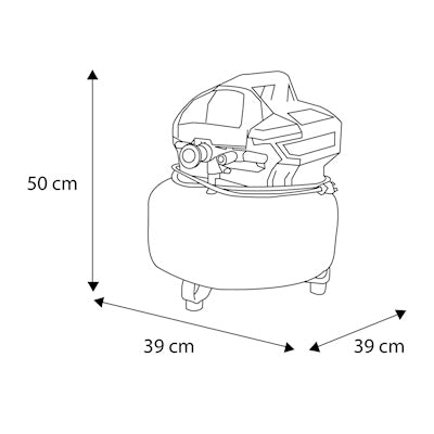 Compresor De Aire Compacto De 6 Galones 150 PSI