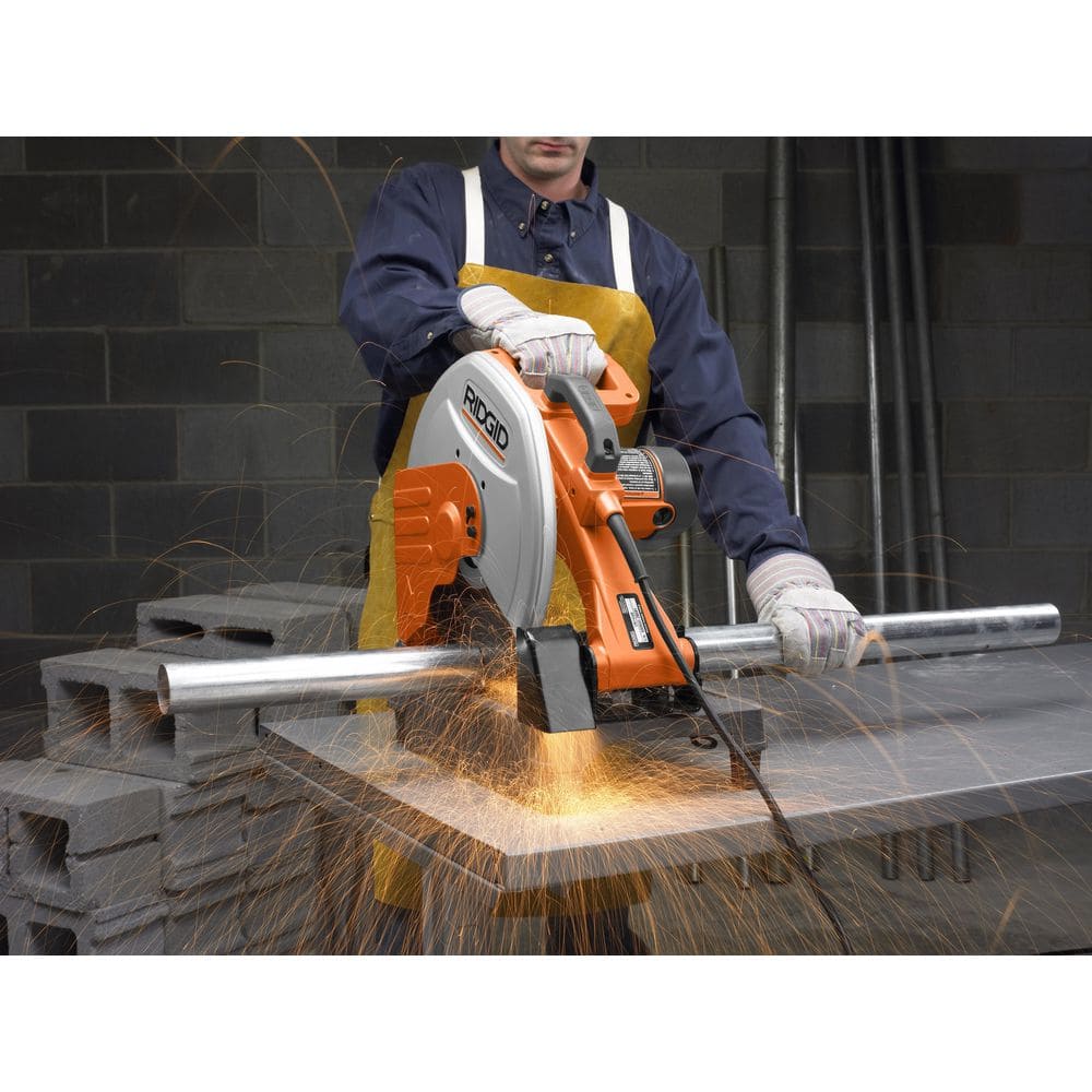 Sierra de corte abrasiva de 15 amperios y 14 pulgadas